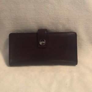 Hobo Plum color wallet/ checkbook cover